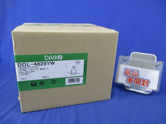 LEDダウンライト φ100 2700K 電球色 非調光 DDL-4828YW