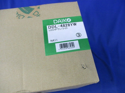 LEDダウンライト φ100 2700K 電球色 非調光 DDL-4828YW