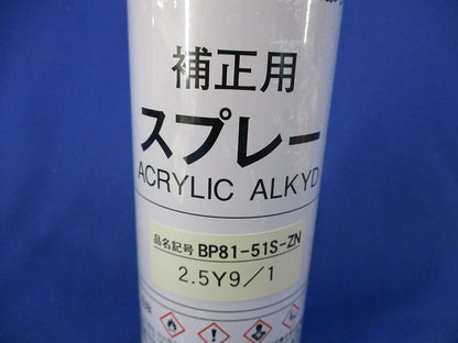 補正用スプレー(クリーム色,アクリルラッカー300ml) BP81-51S-ZN