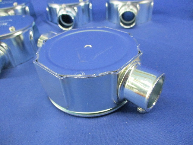 ねじなし丸型露出ボックス2方出(5個入) DS66251K