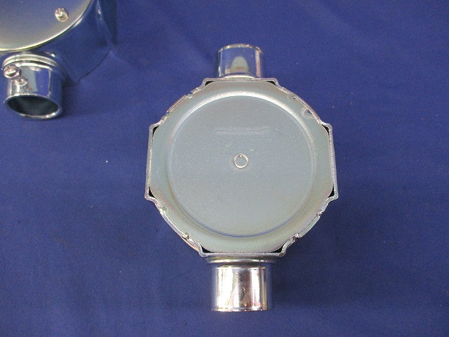ねじなし丸型露出ボックス2方出(5個入) DS66251K