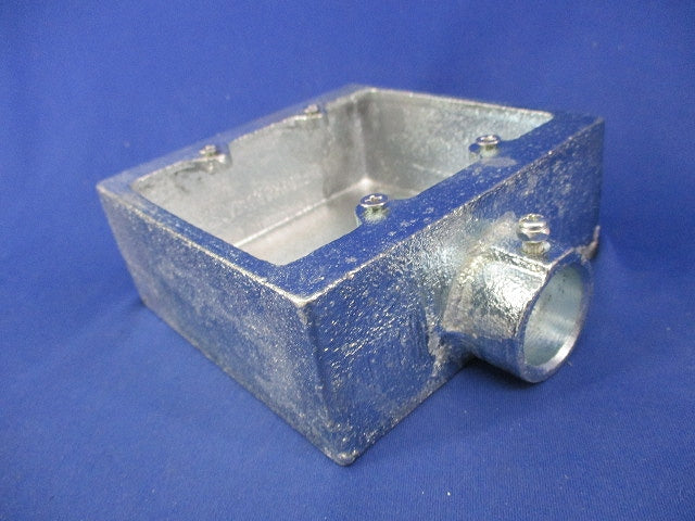 ねじなしTC露出スイッチボックス(亜鉛) TCS21Z22