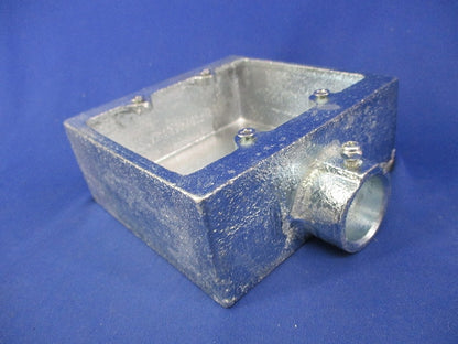 ねじなしTC露出スイッチボックス(亜鉛) TCS21Z22