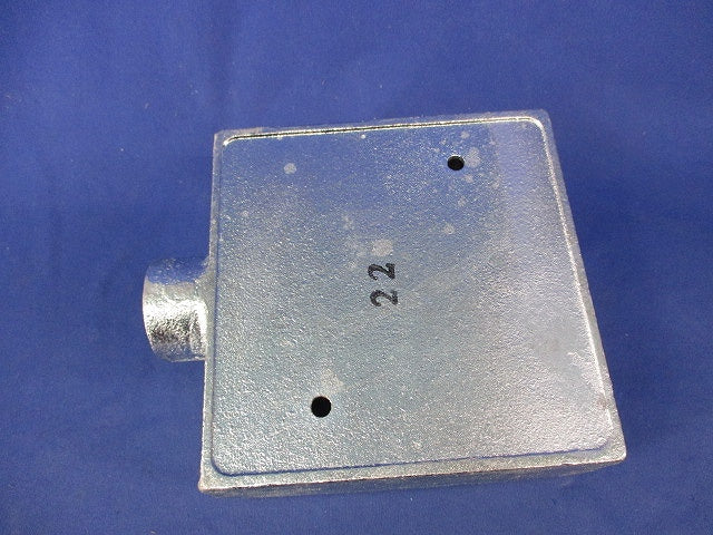 ねじなしTC露出スイッチボックス(亜鉛) TCS21Z22