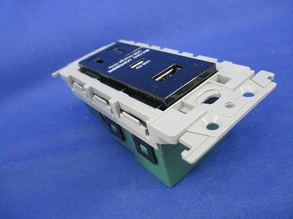 埋込充電用USBコンセント2ポート(ブラック) WTL147740B