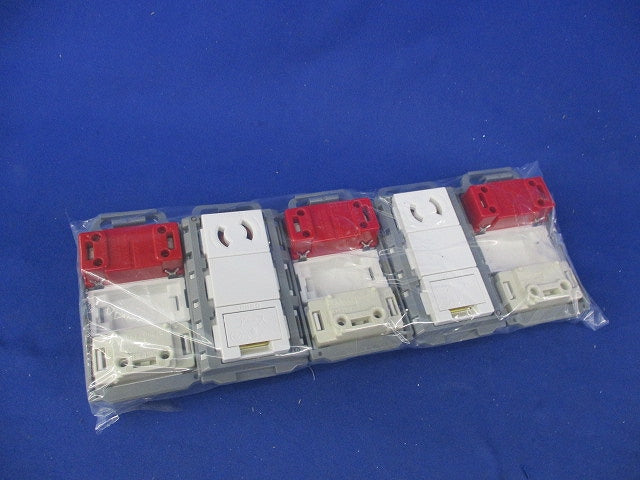 トリプルコンセントセット ピュアホワイト(5個入) FT-9.0.E