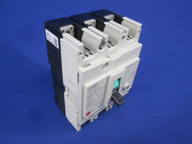 サーキットブレーカ 3P3E100A 30mA NV125-CV
