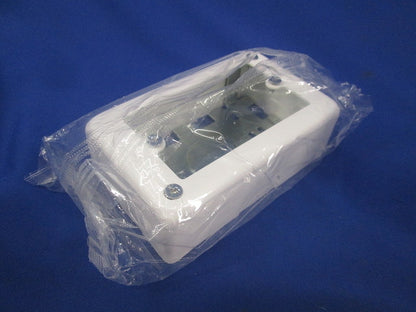 A型1コ用スイッチボックス(2個入)(ホワイト) DZA161W