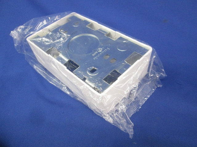 A型1コ用スイッチボックス(2個入)(ホワイト) DZA161W