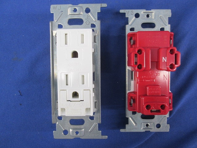 接地ダブルコンセント(6個入) JEC-BN-55GEF