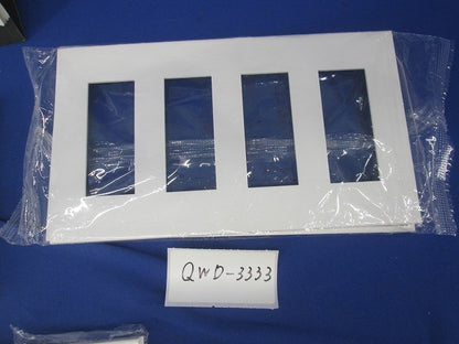 コンセントプレート混在(8枚入)(ピュアホワイト) QWD-3他