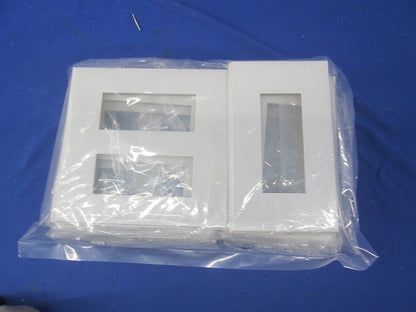 コンセントプレート混在(8枚入)(ピュアホワイト) QWD-3他