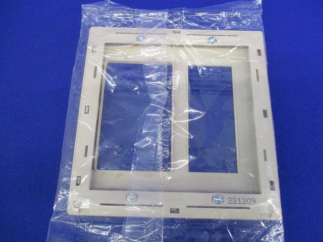 スイッチ+コンセントプレー2連用(8枚入)(マットベージュ) WTA7112K