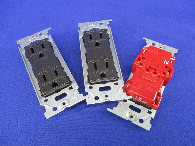 埋込接地ダブルコンセント(3個入) JEC-BN-55G