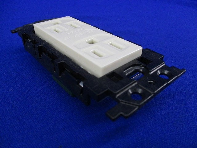 埋込絶縁接地ダブルコンセント(4個入) WN15124