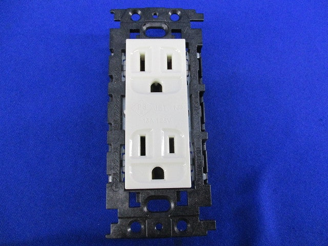 埋込絶縁接地ダブルコンセント(4個入) WN15124