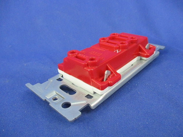 埋込アースターミナル付ダブルコンセント(5個入)(ピュアホワイト) JEC-BN-55E