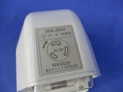 防雨形引掛接地2Pコンセント WK6520