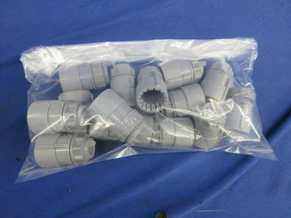 PF管用付属品セット(混在14個入)(グレー) MFSK-16GS他