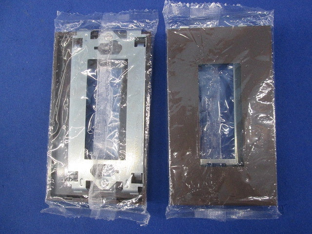 NKシリーズプレート 1連用3口プレート(3枚入)(チョコ) NKP-3UF