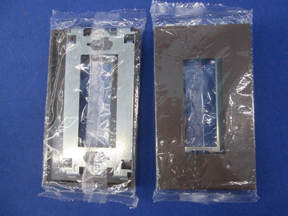 NKシリーズプレート 1連用3口プレート(3枚入)(チョコ) NKP-3UF