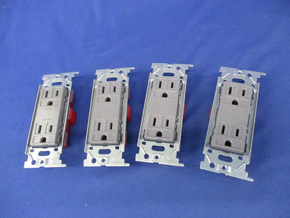 埋込接地ダブルコンセント(4個入) JEC-BN-55G