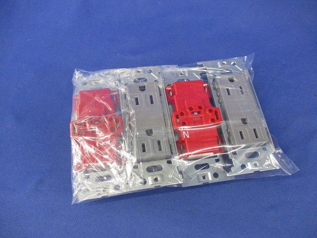 埋込接地ダブルコンセント(4個入) JEC-BN-55G