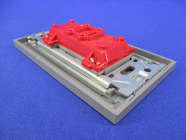 埋込ダブルコンセント(ソリッドグレー)(汚れ有) JEC-BN-55SG