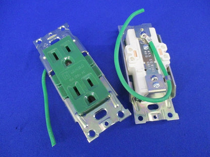 医用埋込接地ダブルコンセント(2個入) JME-BN-55GH-AH