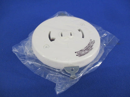 引掛シーリングボディ (コンセント付)(2個入) 1382-PW