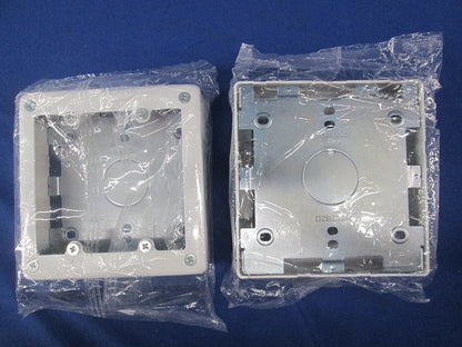 2コ用スイッチボックス片側(3個入) DZB282W