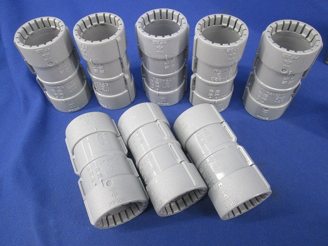 PF管用付属品セット(混在16個入)グレー MFSC-22G他
