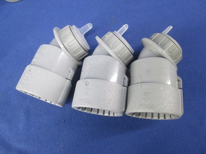 PF管用付属品セット(混在16個入)グレー MFSC-22G他