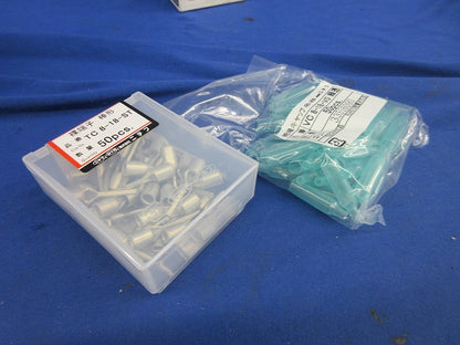 絶縁キャップ付・棒形圧着端子(50個入) TC8-18-ST-C