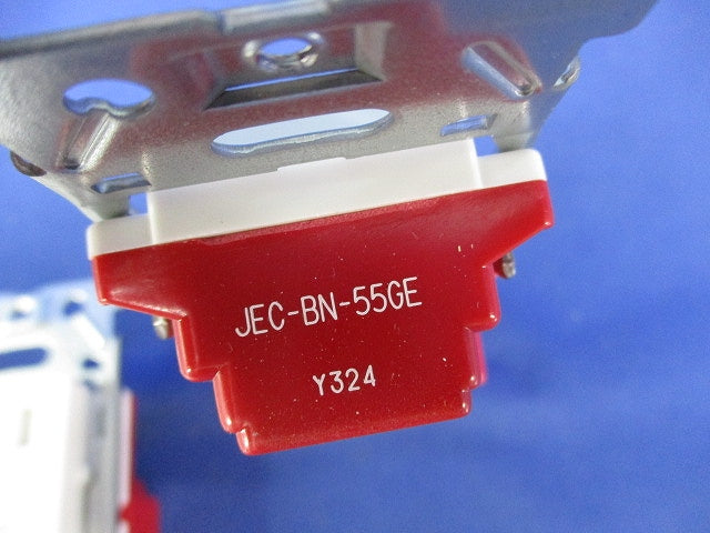 埋込アースターミナル付接地ダブルコンセント(4個入)ピュアホワイト JEC-BN-55GE