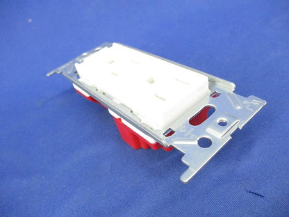 埋込アースターミナル付接地ダブルコンセント(2個入)ピュアホワイト NKC-55GE