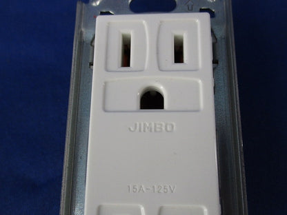 埋込接地ダブルコンセント(5個入) JEC-BN-55G