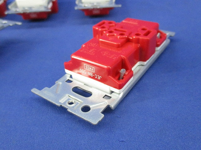 埋込接地ダブルコンセント(5個入) JEC-BN-55G