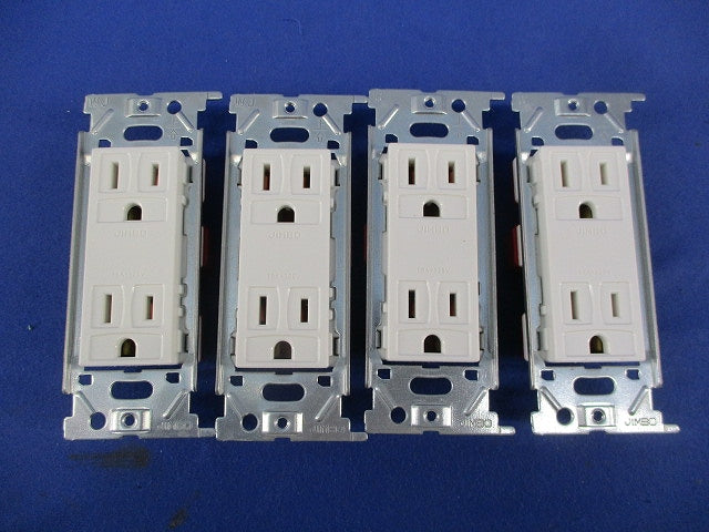 埋込接地ダブルコンセント(4個入) JEC-BN-55G