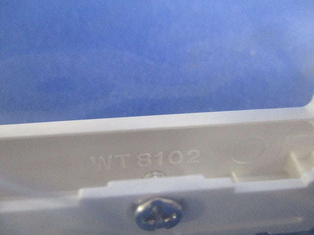 スイッチプレート2連用(8枚入)(ホワイト) WT8102