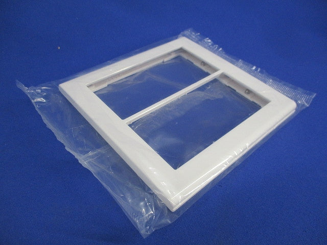 スイッチプレート2連用(8枚入)(ホワイト) WT8102