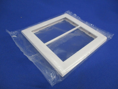 スイッチプレート2連用(8枚入)(ホワイト) WT8102