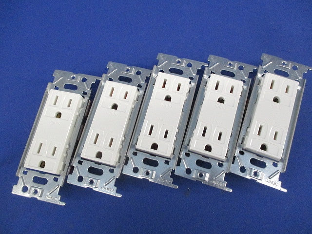 埋込接地ダブルコンセント(5個入) JEC-BN-55G
