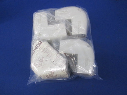 ダクト出ズミ モールダクト付属品(4個入)(ミルキーホワイト) MDD-40M