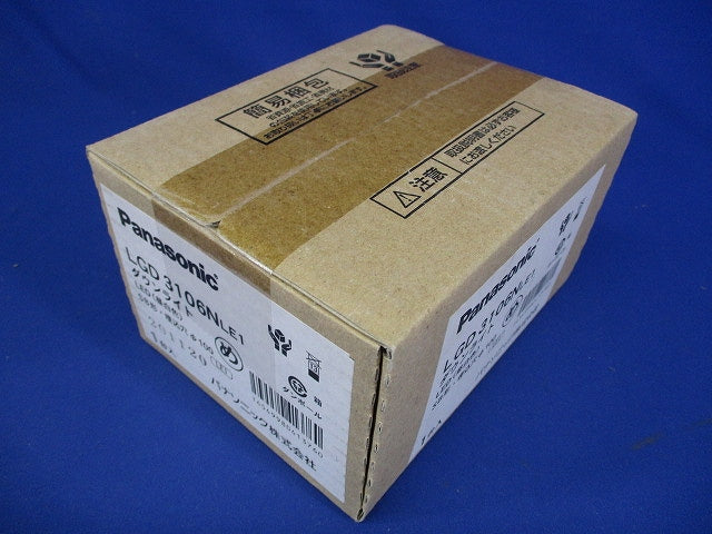 浅型ダウンライト 5000K 温白色・拡散マイルド・φ100 100形 ホワイト 調光不可 LGD3106NLE1