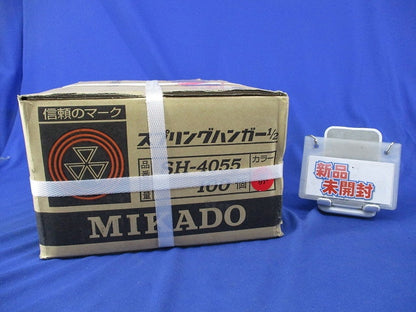 スプリングハンガー(100個入)(赤) SH-4055
