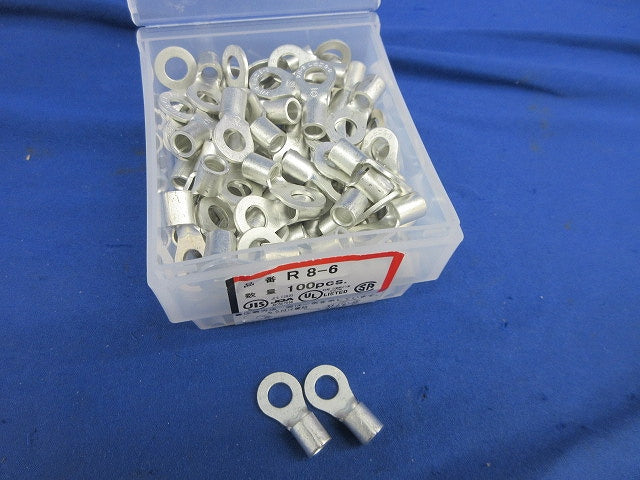 圧着端子(100個入) R8-6