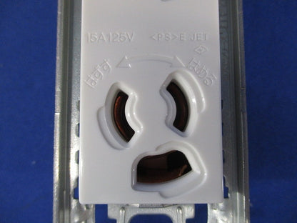 埋込抜止接地ダブルコンセント WTF11623K