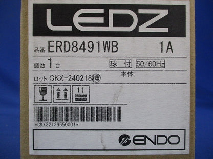 LEDダウンライト 3000K ランプ付 電源別売 ERD8491WB