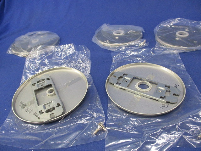 フルカラー新金属丸型大穴電話線プレート(5枚入) WN7560